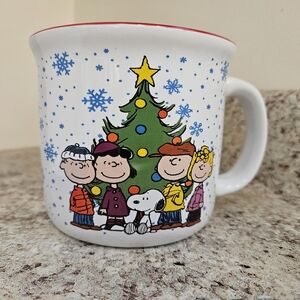 Peanuts Holiday Mug - White with Colorful Characters